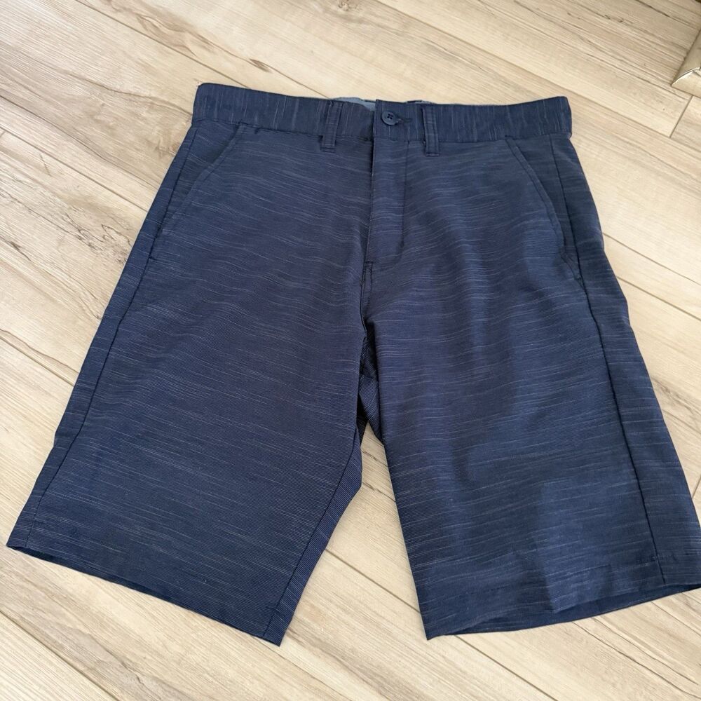 Burnside Men's Hybrid Stretch Blend Walking Shorts  Blue Size 30